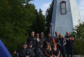 Ontario Deaf Bikers by Lighthouse